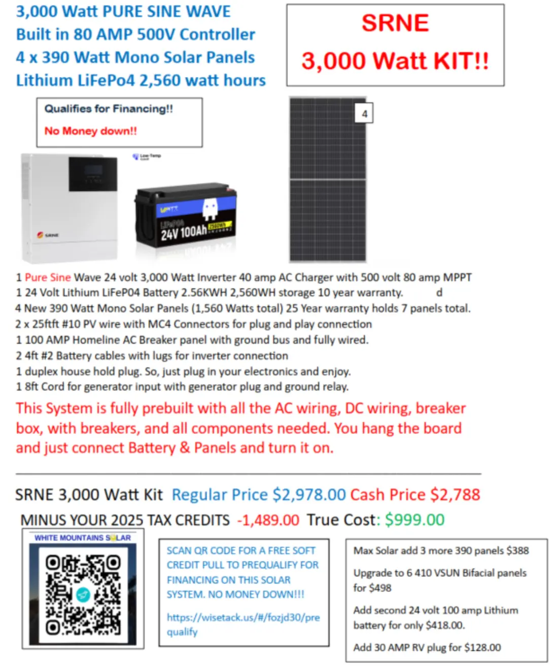 3000w Solar Kits