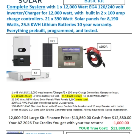21kw basic summer 26 solar kits wms