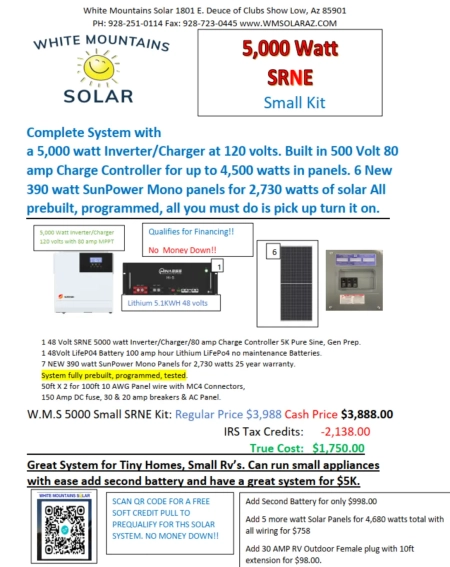 5000w most affordable solar kit