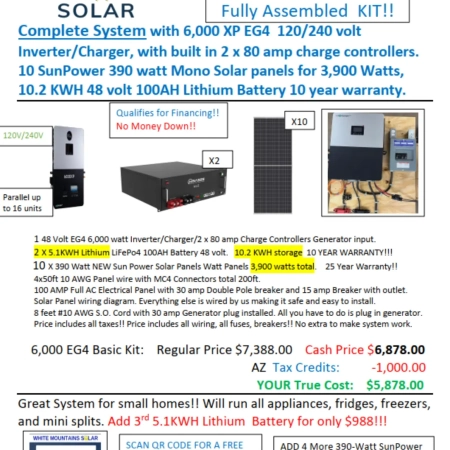 6000w summber 26 solar kits wms