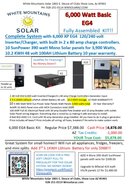 6000w summber 26 solar kits wms